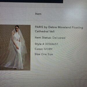 Paris - Floating Cathedral Veil - Ivory